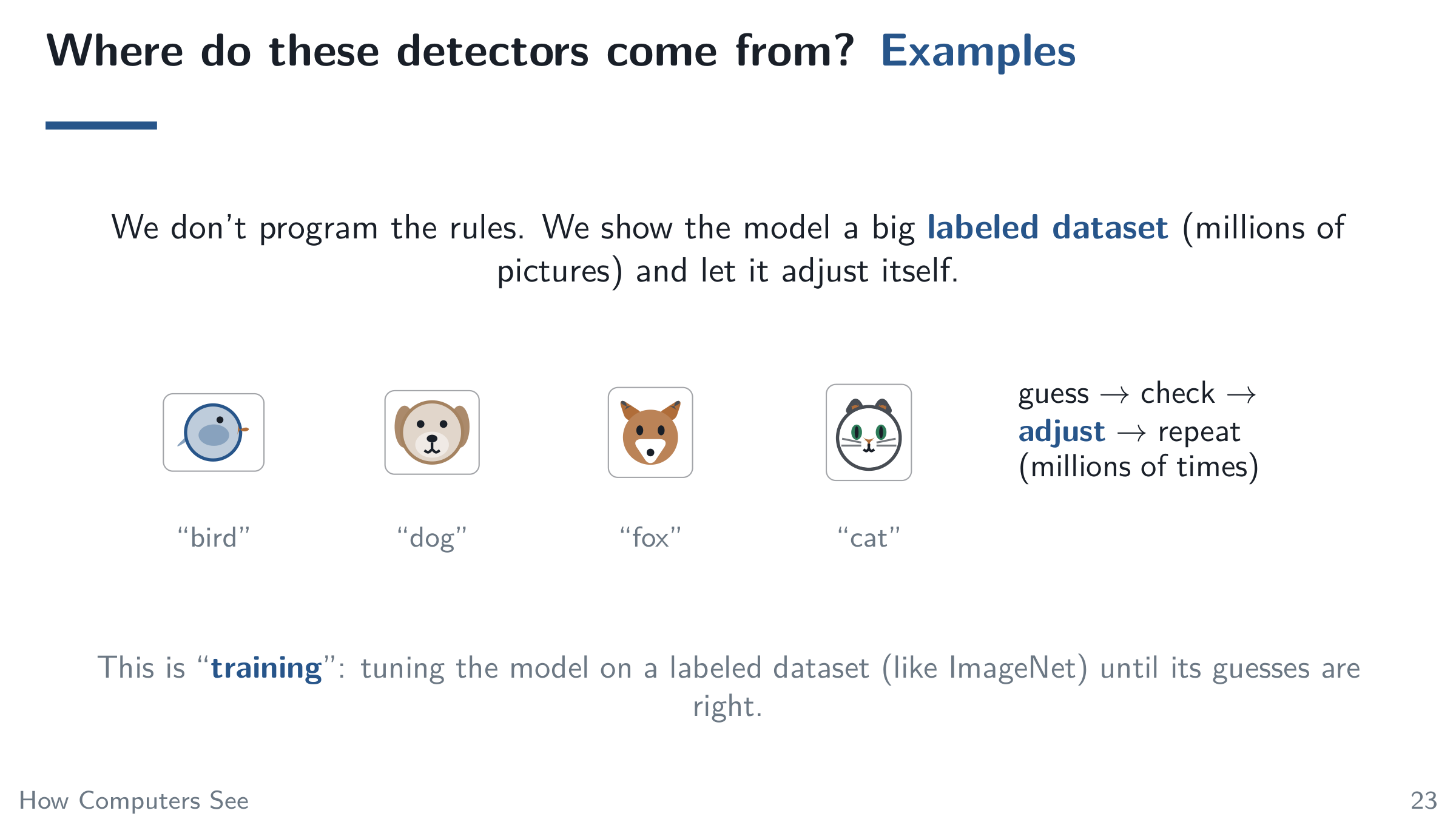 Where do these detectors come from?
