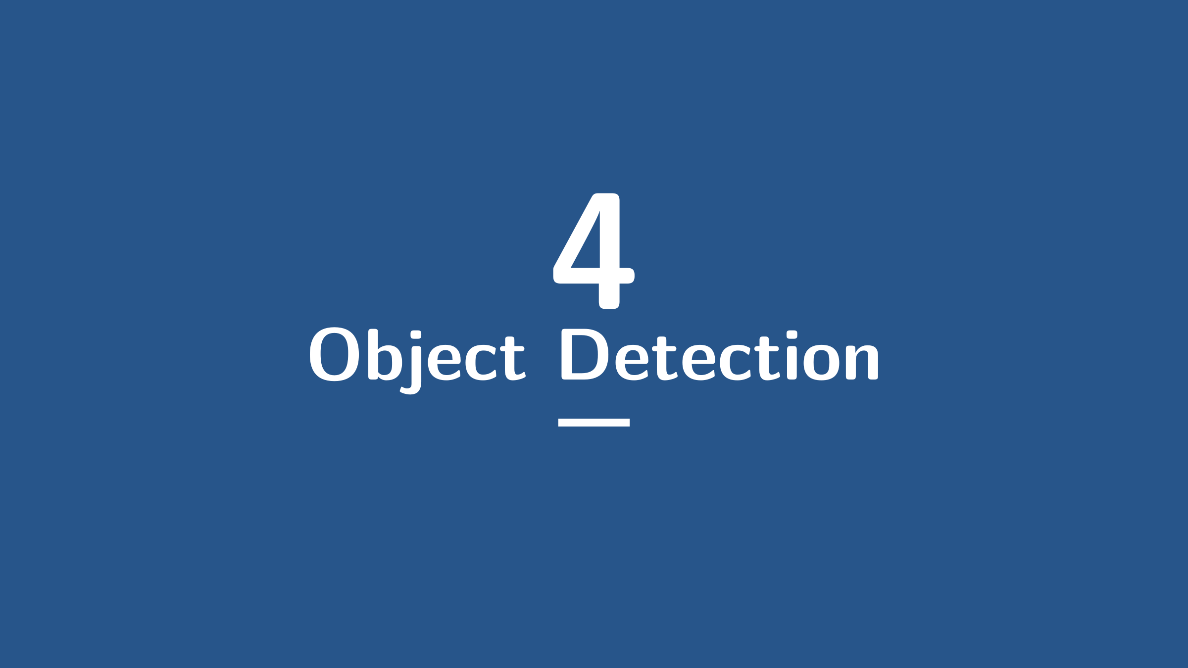 Object Detection